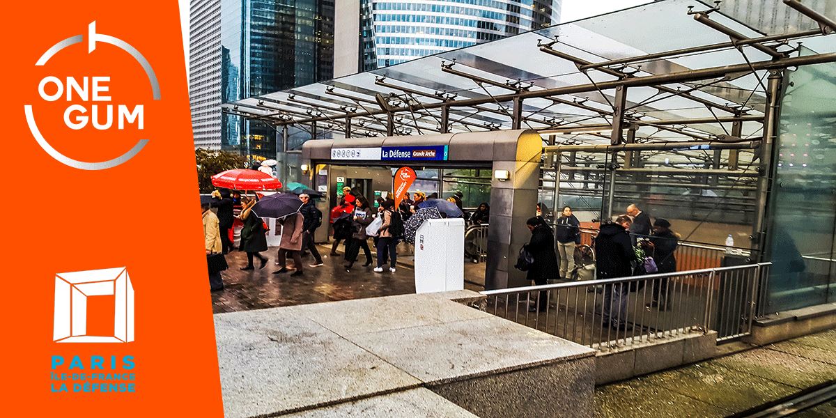 Grande diffusion d'énergie à La Défense - un joli succès !