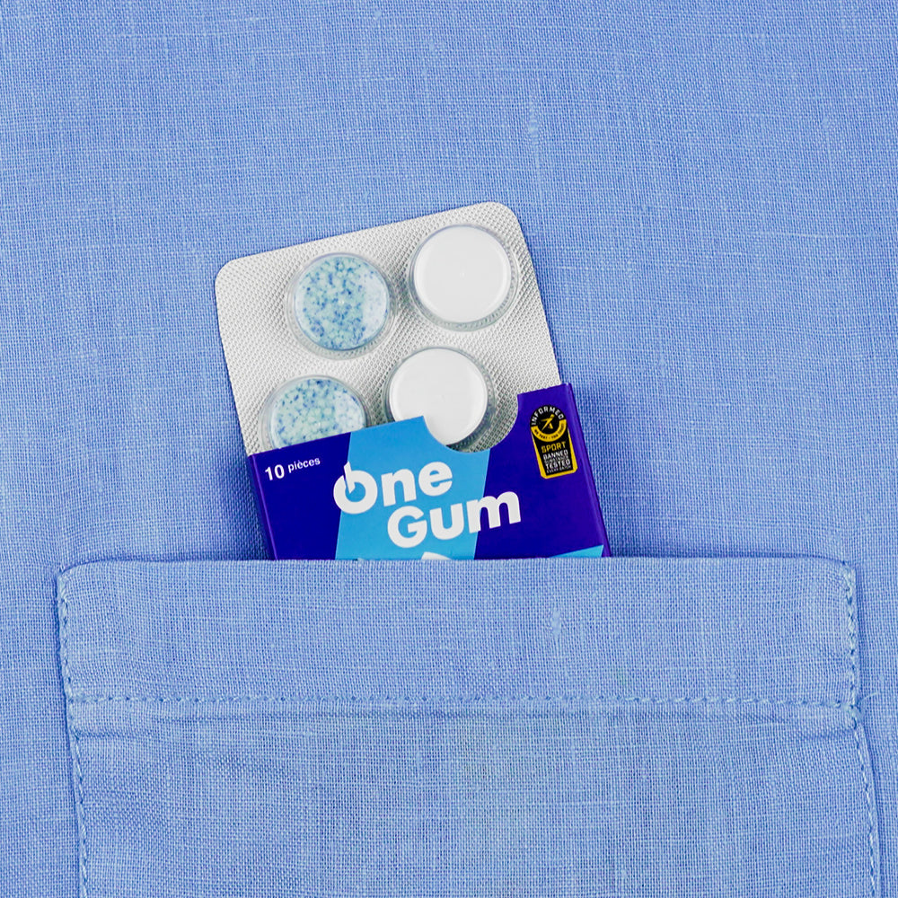 OneGum : Le chewing-gum énergisant : 5 paquets de 8 gommes à mâcher