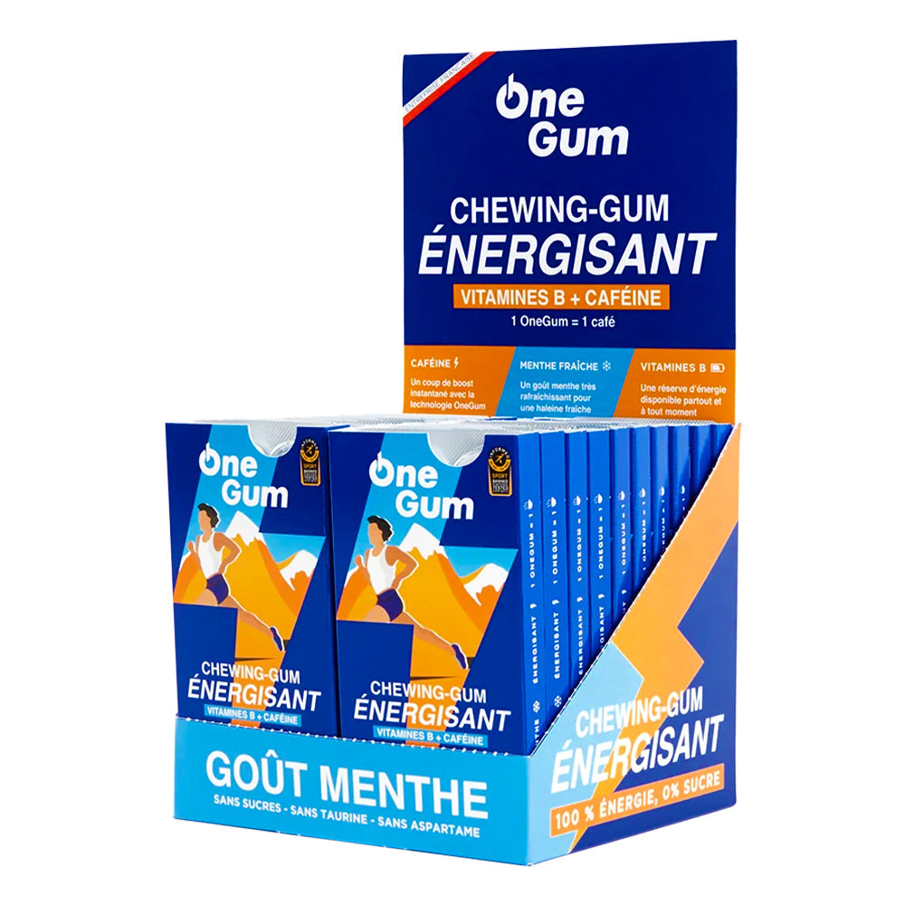 [CADEAU] OneGum : Le chewing-gum énergisant : 5 paquets de 8 gommes à mâcher